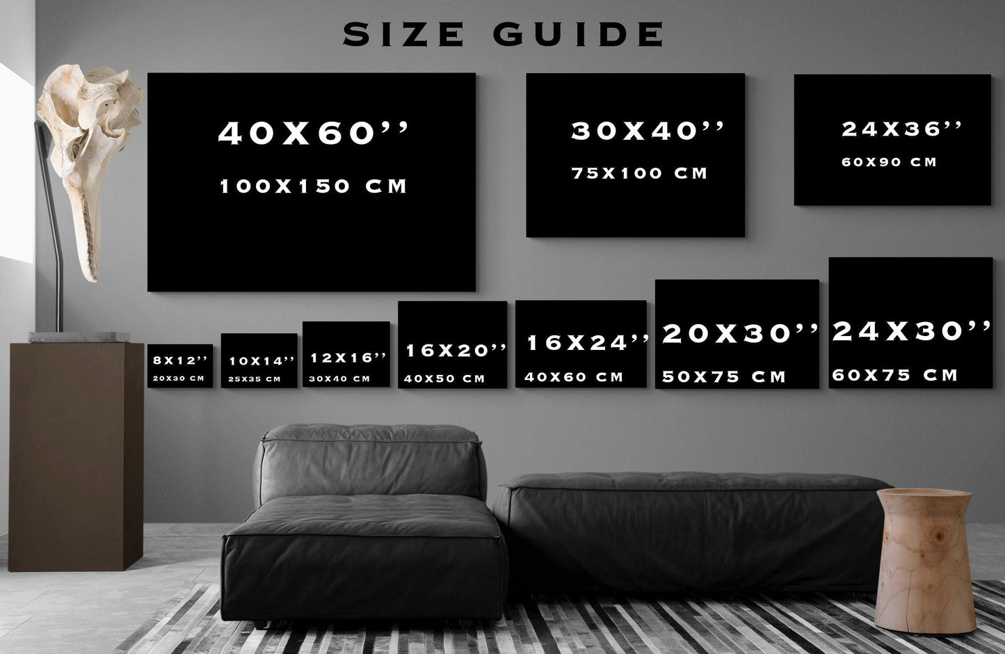 Scarface "Tell Me I Can't" Motivational Gangster Poster - Tony Montana Inspirational Canvas Wall Art Print, Al Pacino Movie Decor for Home Office Bedroom Dorm