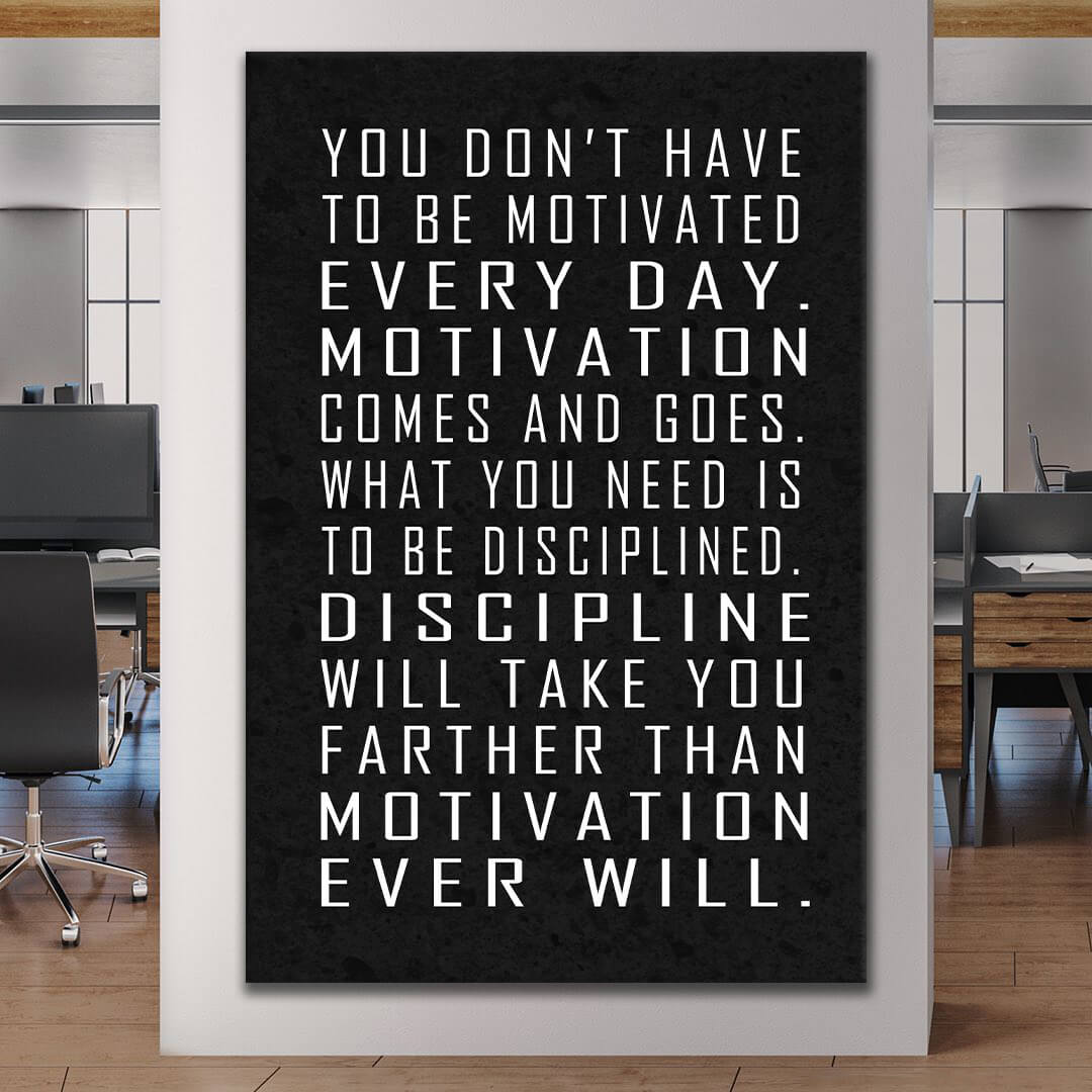 MOTIVATIONAL WALL ART, Inspirational Poster Print, Entrepreneur Quotes Print, Office Canvas, Never Be Ordinary Art, Motivate Quotes Print