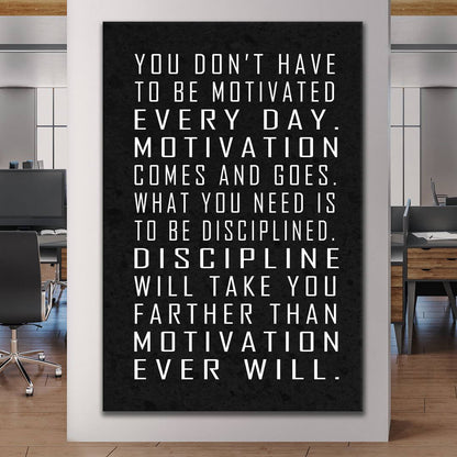 MOTIVATIONAL WALL ART, Inspirational Poster Print, Entrepreneur Quotes Print, Office Canvas, Never Be Ordinary Art, Motivate Quotes Print