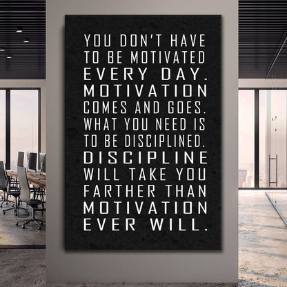 MOTIVATIONAL WALL ART, Inspirational Poster Print, Entrepreneur Quotes Print, Office Canvas, Never Be Ordinary Art, Motivate Quotes Print