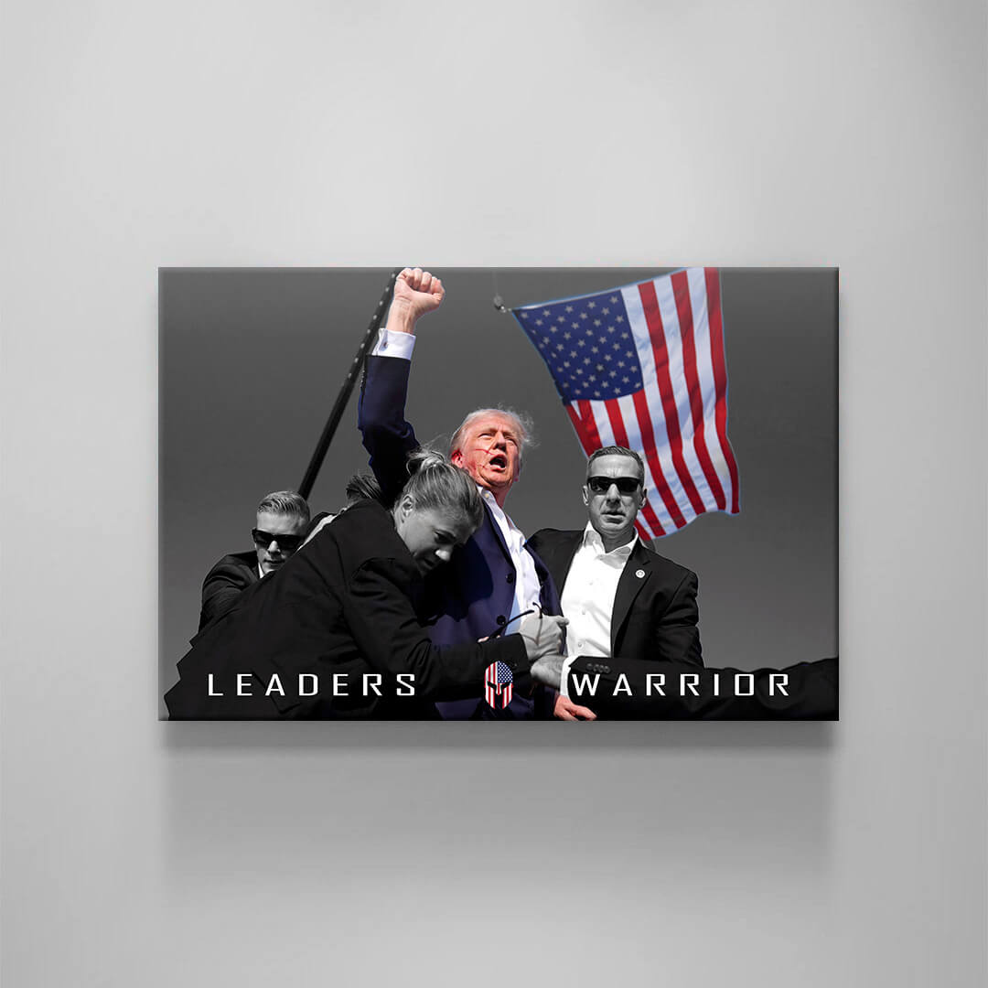 DONALD TRUMP FIST Wall art, Pennsylvania rally canvas, Leaders Warrior, Liberals 47 Usa President Poster, Make America Great Again Print