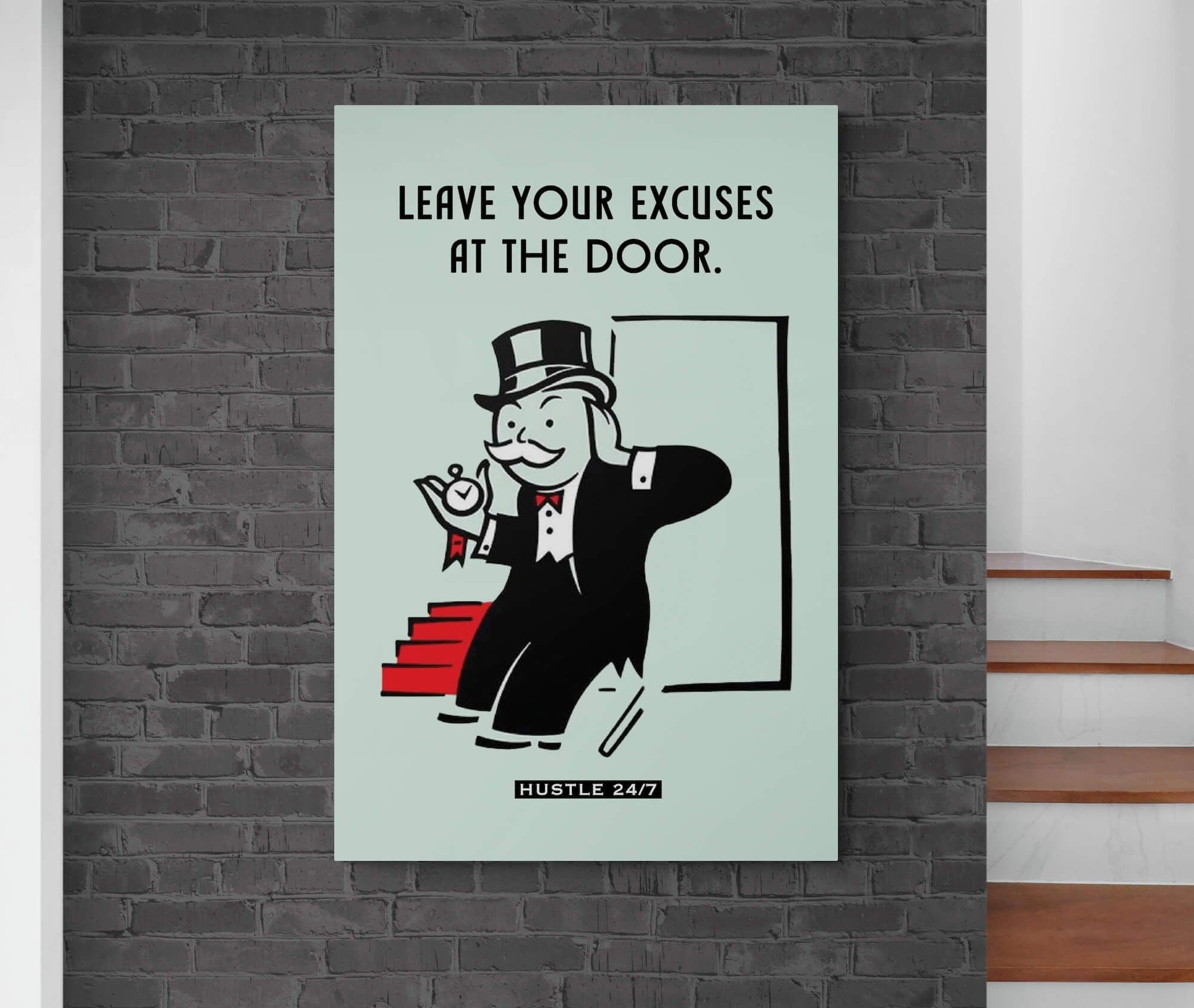ALEC MONOPOLY Canvas Print - Motivational Pop Art for