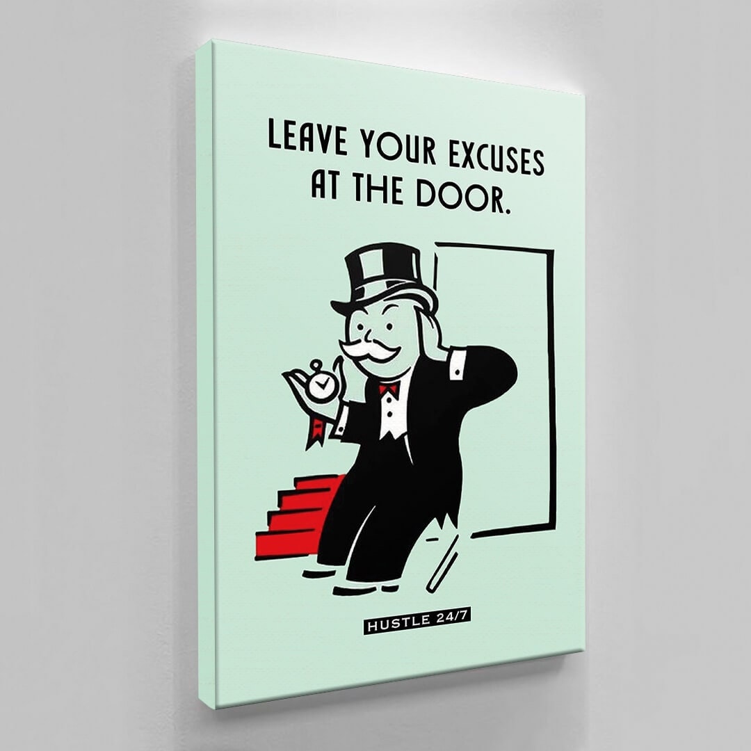 ALEC MONOPOLY Canvas Print - Motivational Pop Art for Entrepreneurs and Hustlers - Live Your Best Life with this 5 am Club Poster