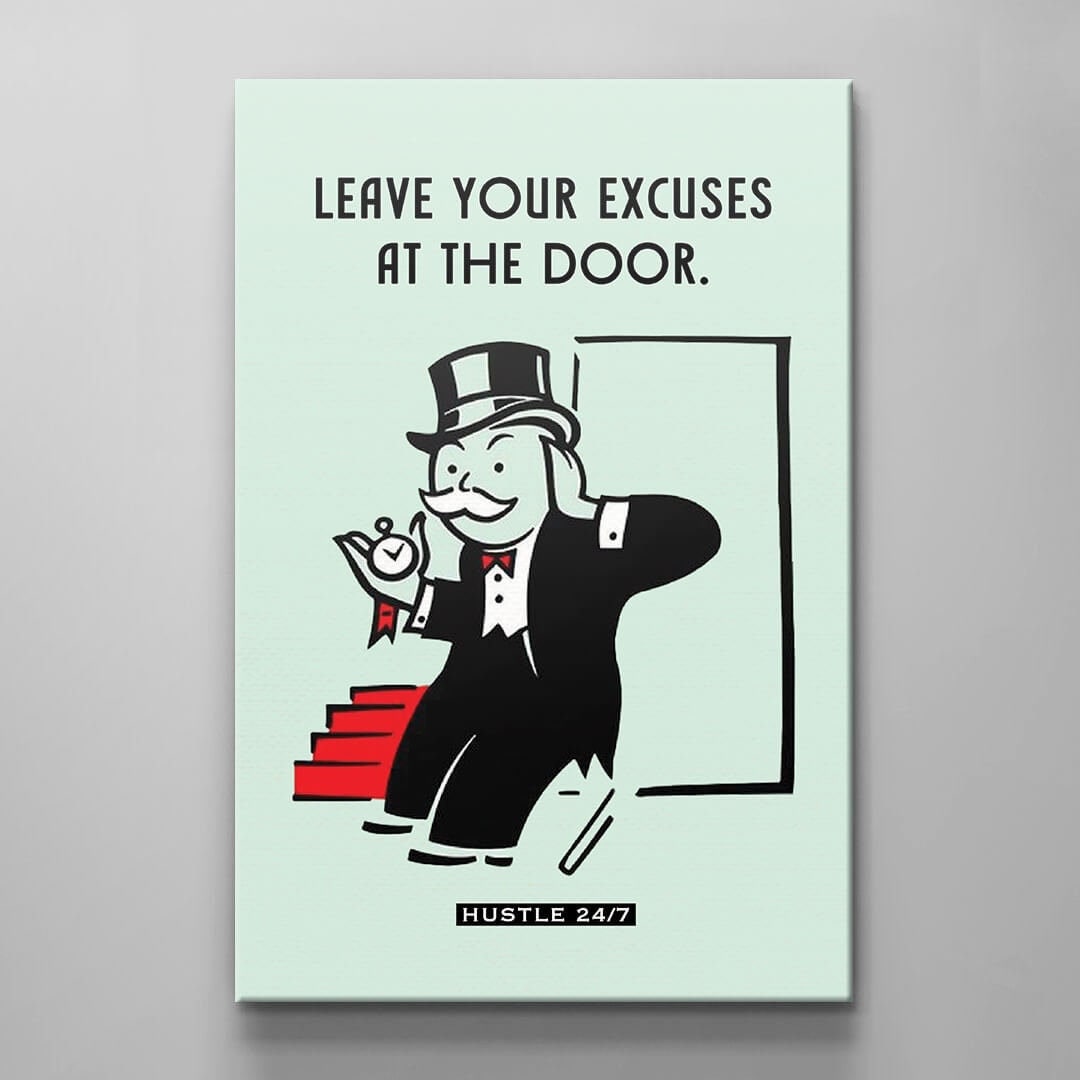 ALEC MONOPOLY Canvas Print - Motivational Pop Art for Entrepreneurs and Hustlers - Live Your Best Life with this 5 am Club Poster