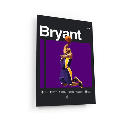 Kobe Bryant Mamba Mentality Framed Canvas Art - Inspirational Wall Decor Gym - Motivational Sports Quotes - Never Give Up - Limited Print