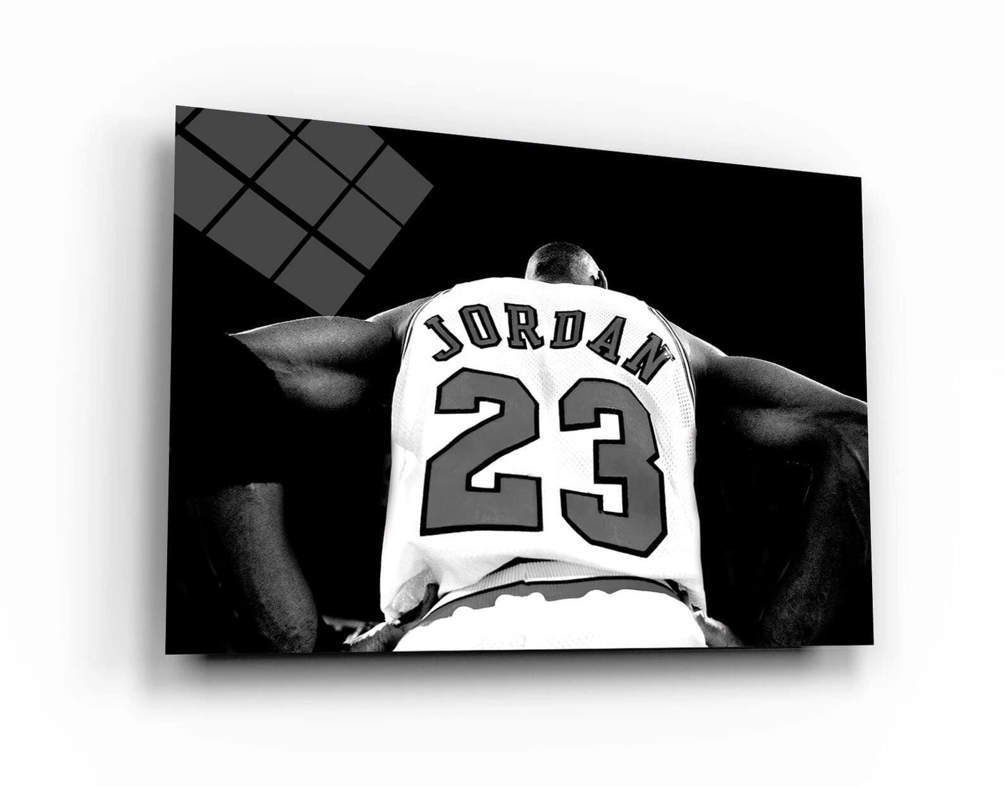 Michael Jordan Basketball Ball Wall Art, Jordan 23 Chicago Bulls Poster, Wall Art, Mike Basketball Goat Canvas