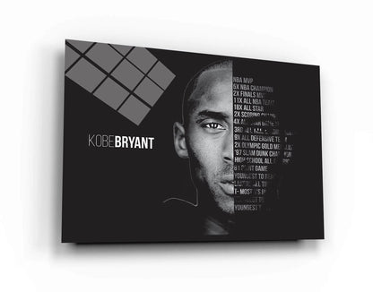 Kobe achievements Canvas Bryant Motivational Decor Basketball Wall Art, Office Decor Wall Art Poster, Inspirational Wall Art Quote Print