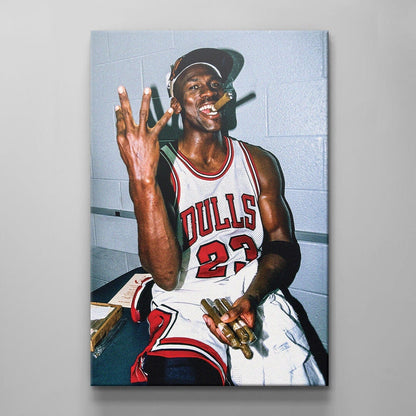 Michael Jordan Three Peat Michael Jordan Basketball Ball Wall Art, Jordan 23 Chicago Bulls Poster, Wall Art, Mike Basketball Goat Canvas