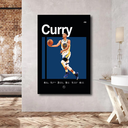 Stephen Curry Winning Shot Canvas or Poster - Iconic Golden State Warriors Fan Gift - Basketball Wall Art - Boys Dorm Decor - Office Decor