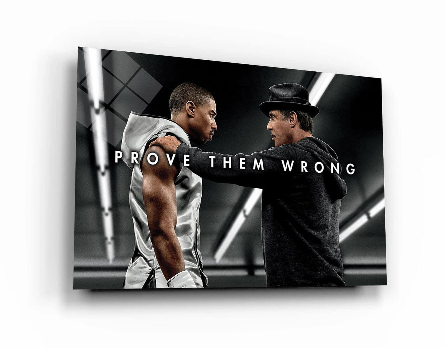 Prove Them Wrong CREED Inspirational Boxing Legend Wall Art - Handcrafted in USA - Acrylic and Canvas Art - Available in Various Sizes