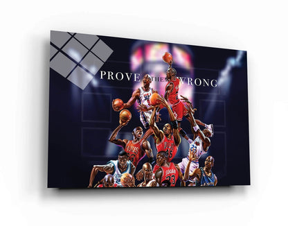 Prove Them Wrong CREED Inspirational Boxing Legend Wall Art - Handcrafted in USA - Acrylic and Canvas Art - Available in Various Sizes