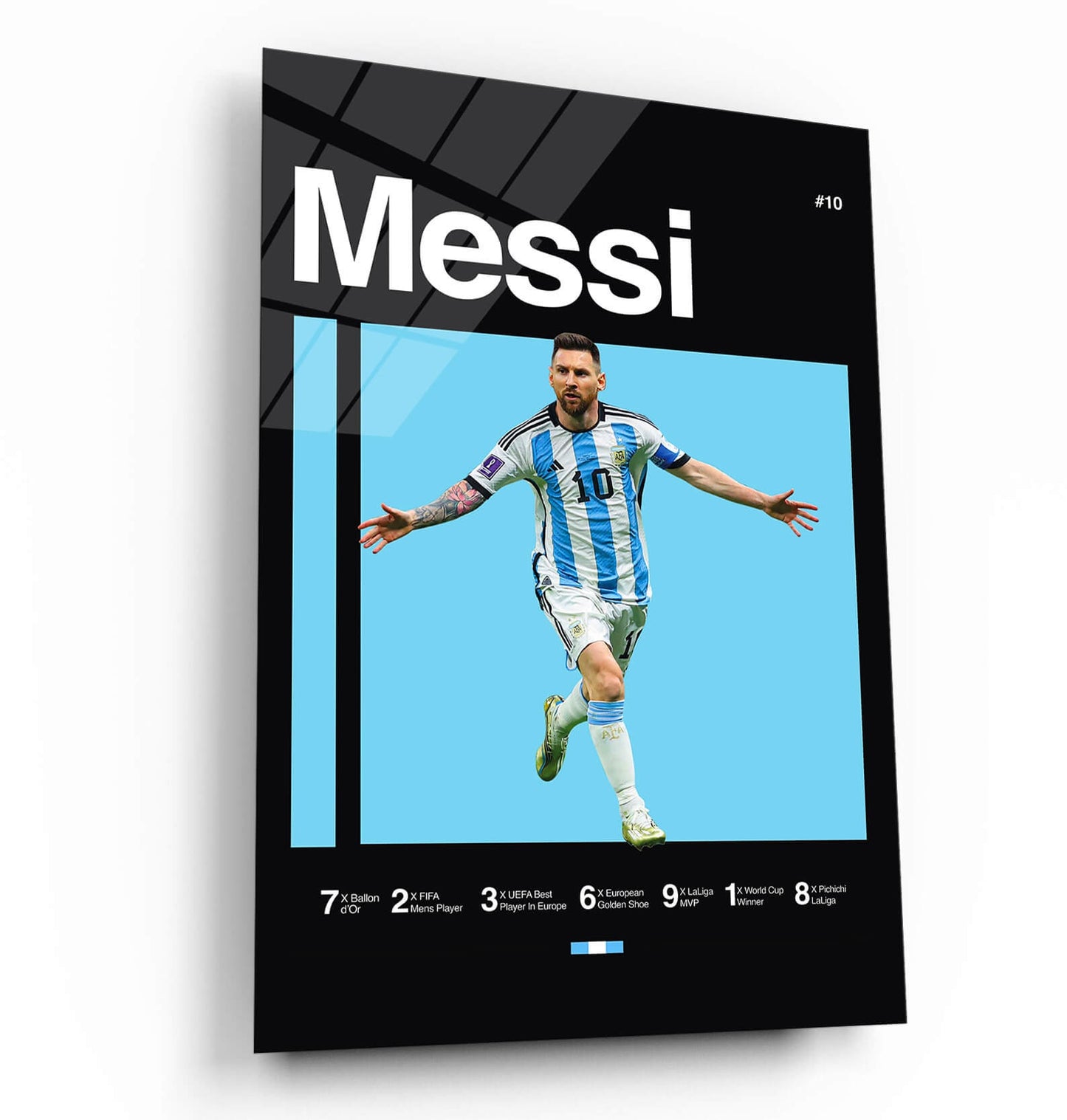 LIONEL MESSI Canvas, MESSI Results Poster, Argentina Football Legend, Miami Soccer Player, Soccer Gift, Sport Decor, Messi King Qoute Print