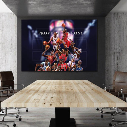 Prove Them Wrong CREED Inspirational Boxing Legend Wall Art - Handcrafted in USA - Acrylic and Canvas Art - Available in Various Sizes