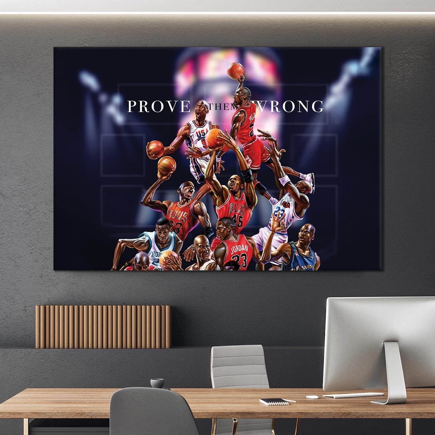 Prove Them Wrong CREED Inspirational Boxing Legend Wall Art - Handcrafted in USA - Acrylic and Canvas Art - Available in Various Sizes