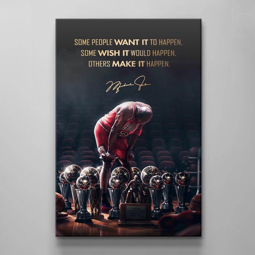 GOAT Michael Jordan Basketball Ball Wall Art, Jordan 23 Chicago Bulls Poster, Wall Art, Mike Basketball Goat Canvas