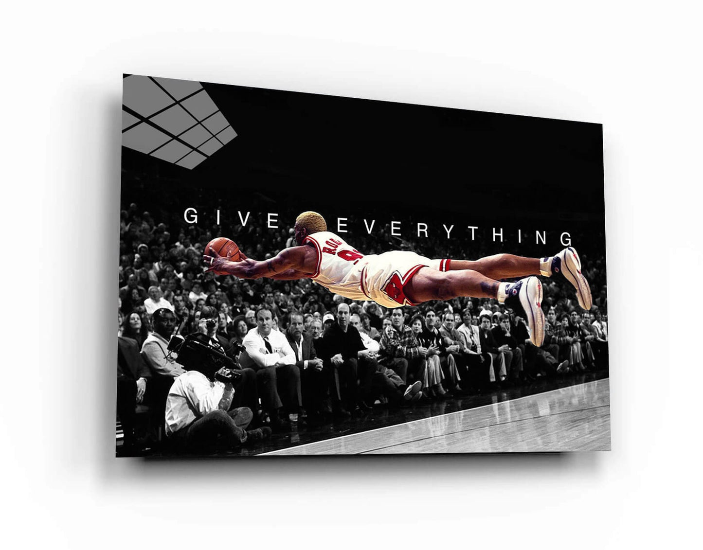 DENNIS RODMAN BASKETBAL Player Of All The Time Motivational Wall Art, Super Star Inspirational Poster, Basketball Fans Canvas, Sport Room