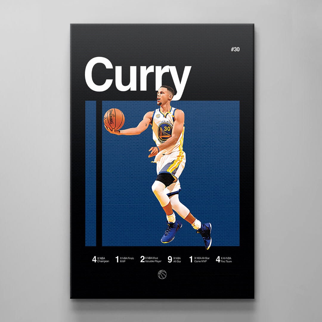 Stephen Curry Winning Shot Canvas or Poster - Iconic Golden State Warriors Fan Gift - Basketball Wall Art - Boys Dorm Decor - Office Decor