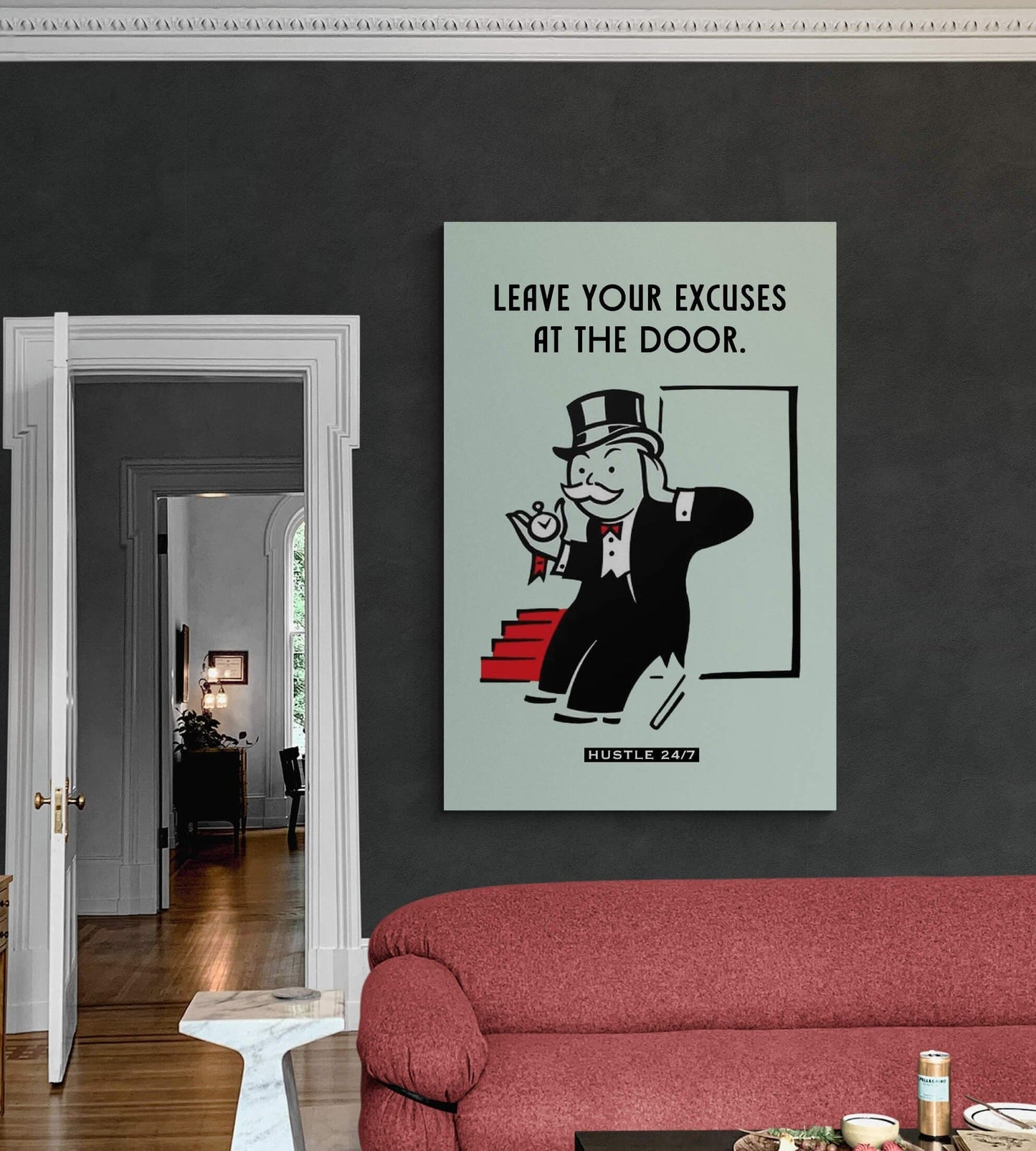 ALEC MONOPOLY Canvas Print - Motivational Pop Art for Entrepreneurs and Hustlers - Live Your Best Life with this 5 am Club Poster