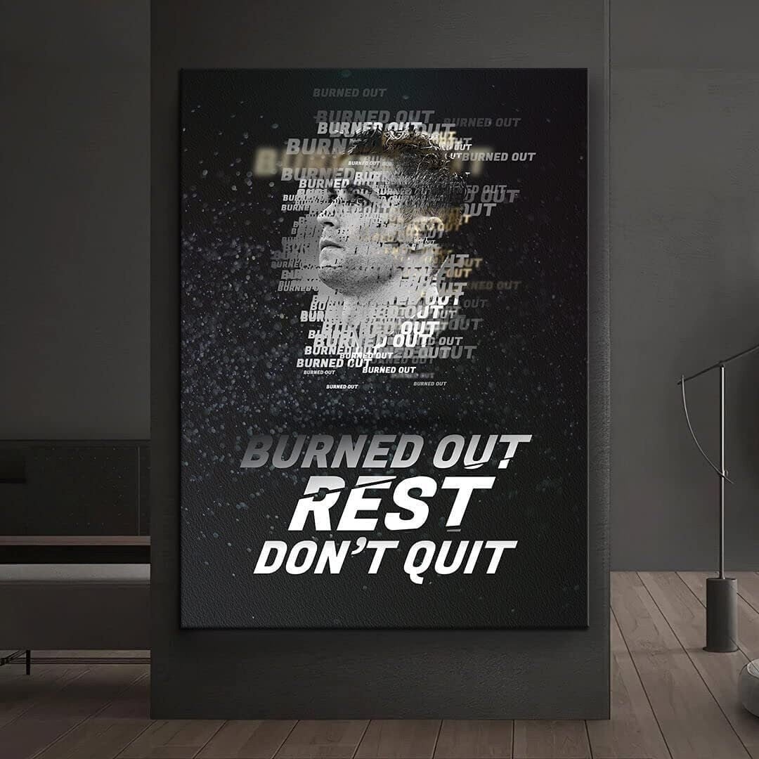 Never Quit Christiano Ronaldo Football Legends Canvas, Soccer Player Poster, Football Wall Art, Sport Home Decor, World Cup 2022 Iconic Art