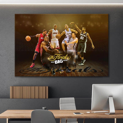 THE FINALS Players Framed Canvas Sport Quotes Inspirational Wall Art Motivational Posters Decor Living Room Artwork Men Gym Inspire