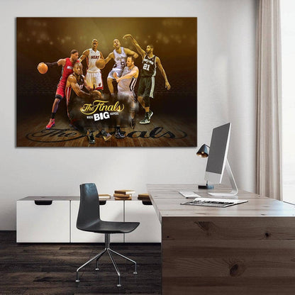 THE FINALS Players Framed Canvas Sport Quotes Inspirational Wall Art Motivational Posters Decor Living Room Artwork Men Gym Inspire