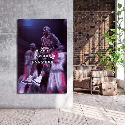 Michael Jordan Wall Art, Jordan 23 Chicago Bulls Poster, Three Peat Wall Art, Mike Basketball Goat Canvas