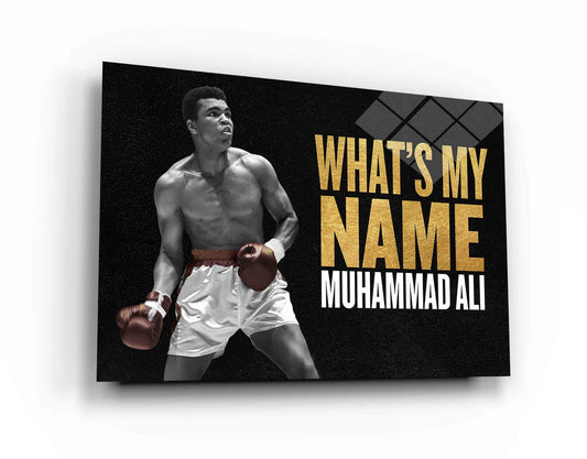 Muhammad Ali Wall Art Motivational CONFIDENCE Quote Landscape Canvas Modern Office Decor COMPETITION Entrepreneur Poster Encouragement