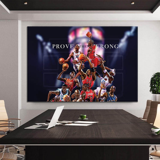 Prove Them Wrong CREED Inspirational Boxing Legend Wall Art - Handcrafted in USA - Acrylic and Canvas Art - Available in Various Sizes