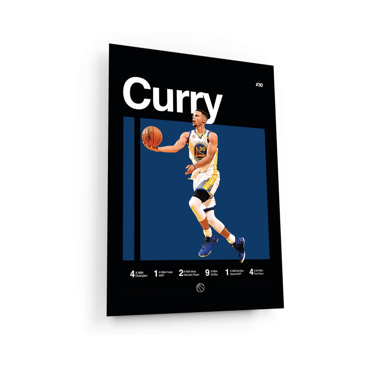 Stephen Curry Winning Shot Canvas or Poster - Iconic Golden State Warriors Fan Gift - Basketball Wall Art - Boys Dorm Decor - Office Decor