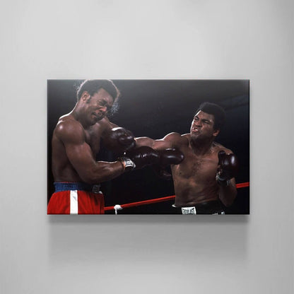 MUHAMMAD ALI - KNOCKOUT Motivational Canvas Art Boxing Quote Inspirational Wall Art Framed Canvas Poster Print Home/Office Champion Quote