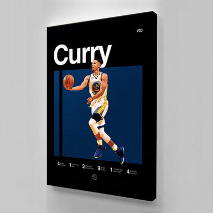 Stephen Curry Winning Shot Canvas or Poster - Iconic Golden State Warriors Fan Gift - Basketball Wall Art - Boys Dorm Decor - Office Decor