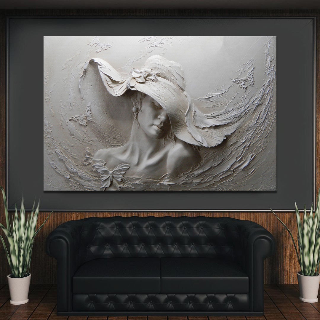 Woman Sculpture Canvas