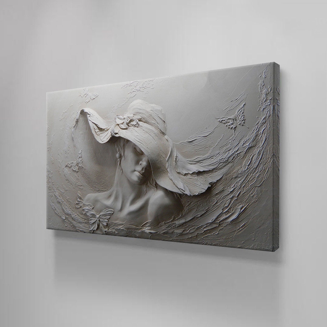 Woman Sculpture Canvas