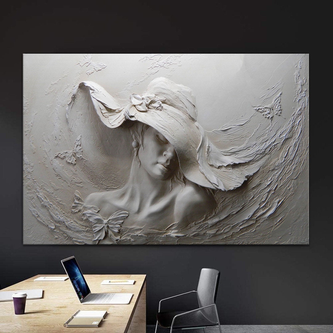 Woman Sculpture Canvas