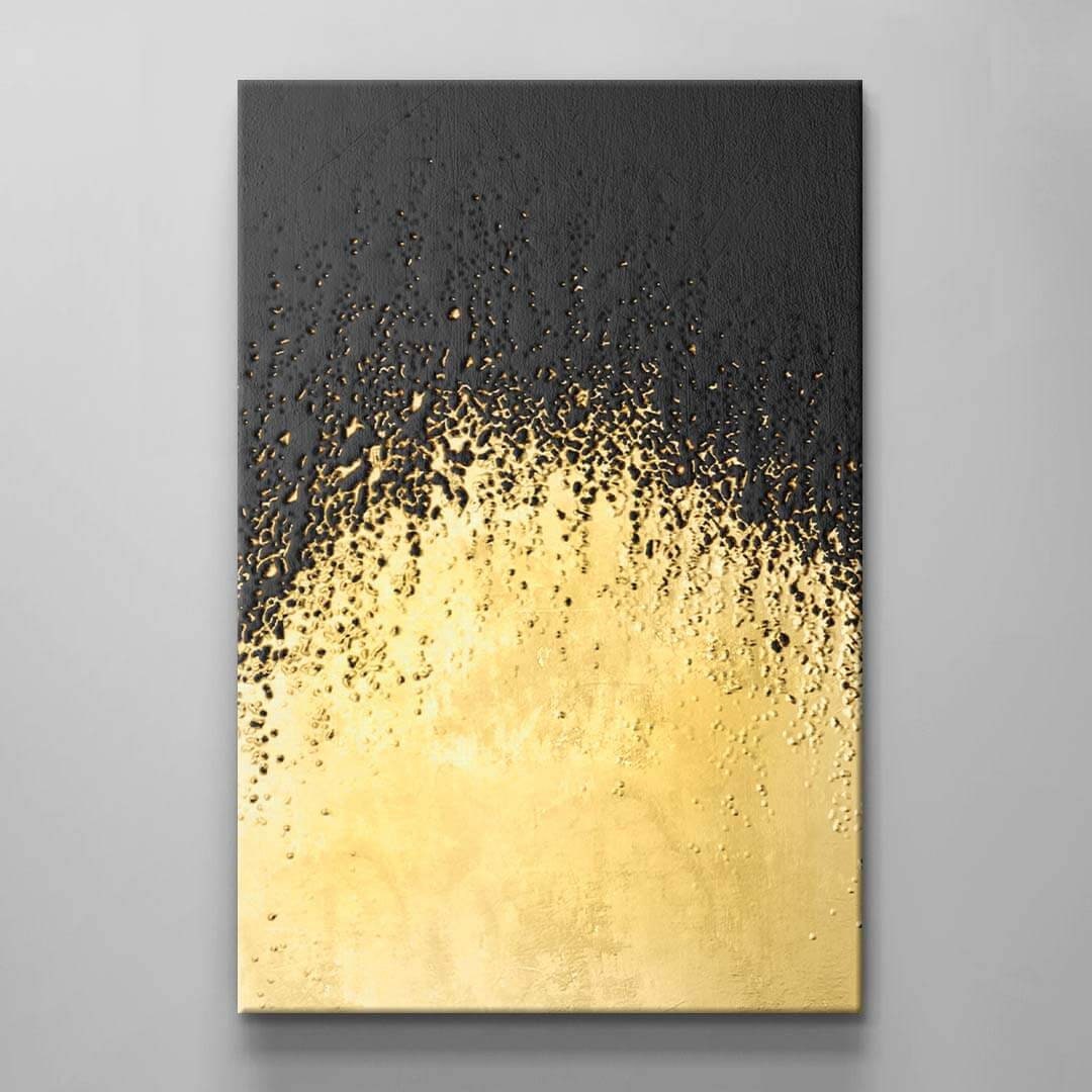 Black Gold Abstract