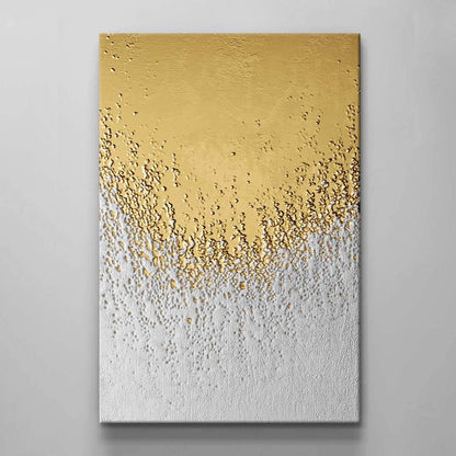 Gold White Abstract