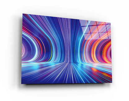 Vibrant Abstract Color Waves - Acrylic Metal and Canvas Art Collection - Handcrafted in the USA Various Sizes Available