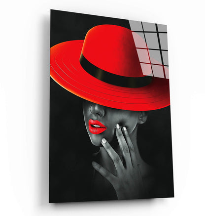 Woman In Red Hat