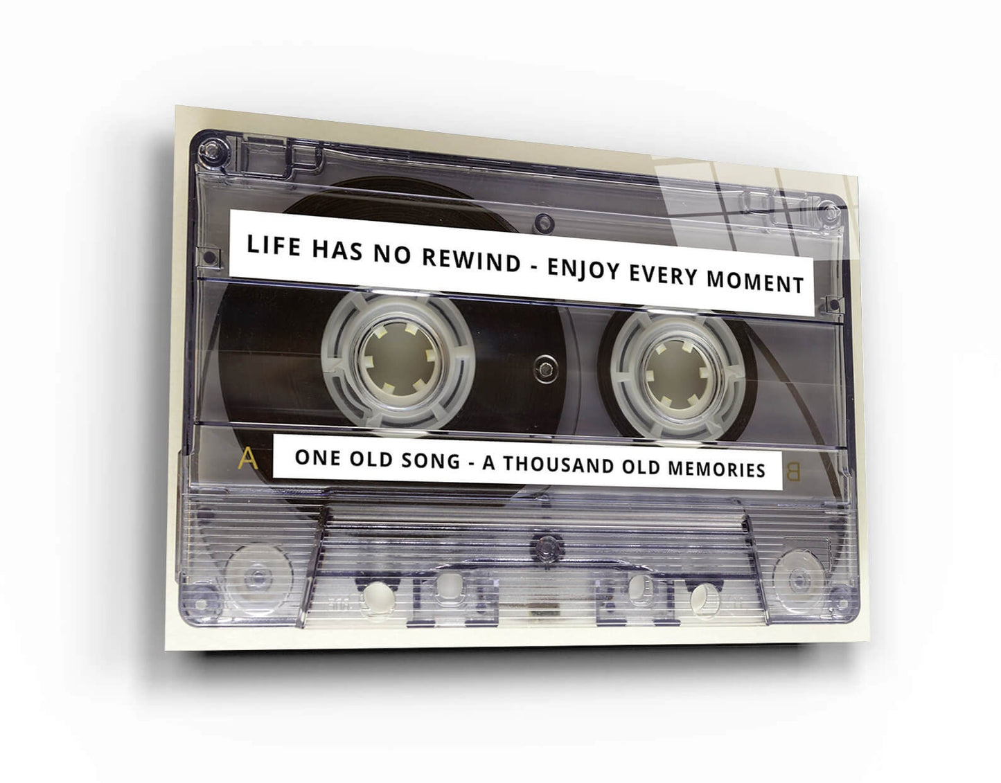 Life Has No Rewind Canvas You Only Live Once Motivational Canvas Poster Live Today Inspirational Art One Old Song A Thousand Old Memories