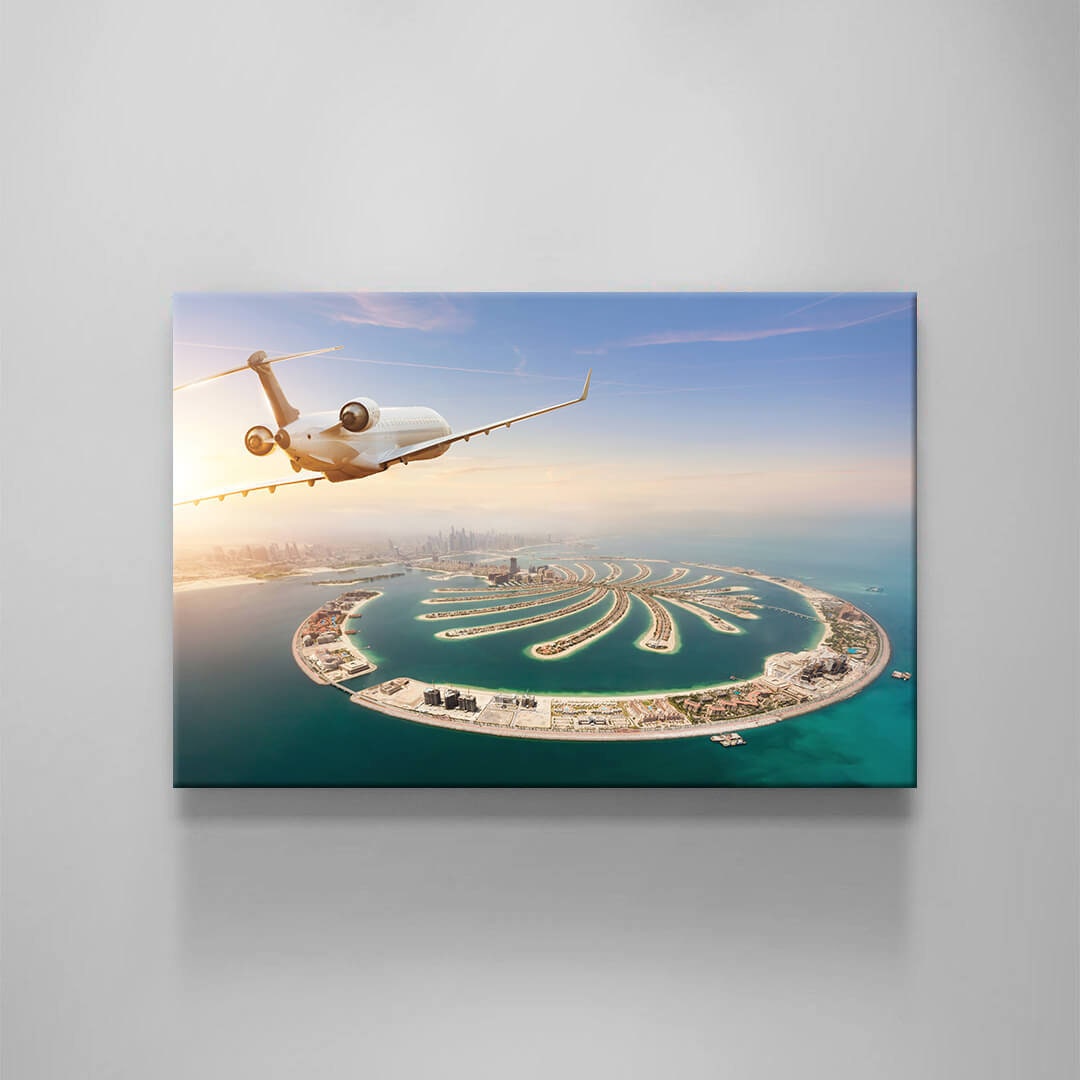 Private Jet Fly Over Dubai