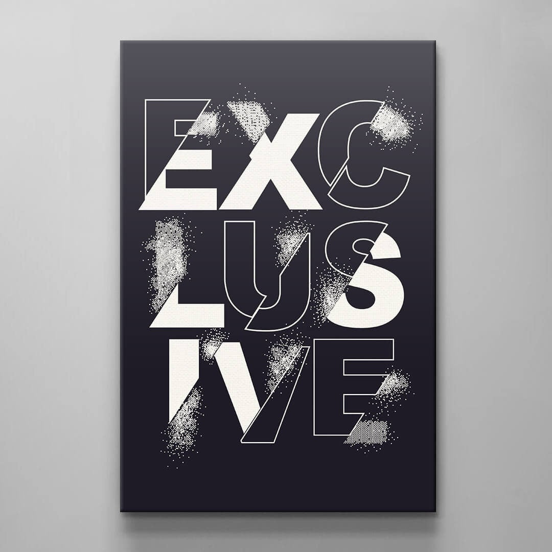 Exclusive Beautifully Designed Canvas Living Room Abstract Poster Wall Art Black and White Special Edition Home Decor Bedroom Canvas