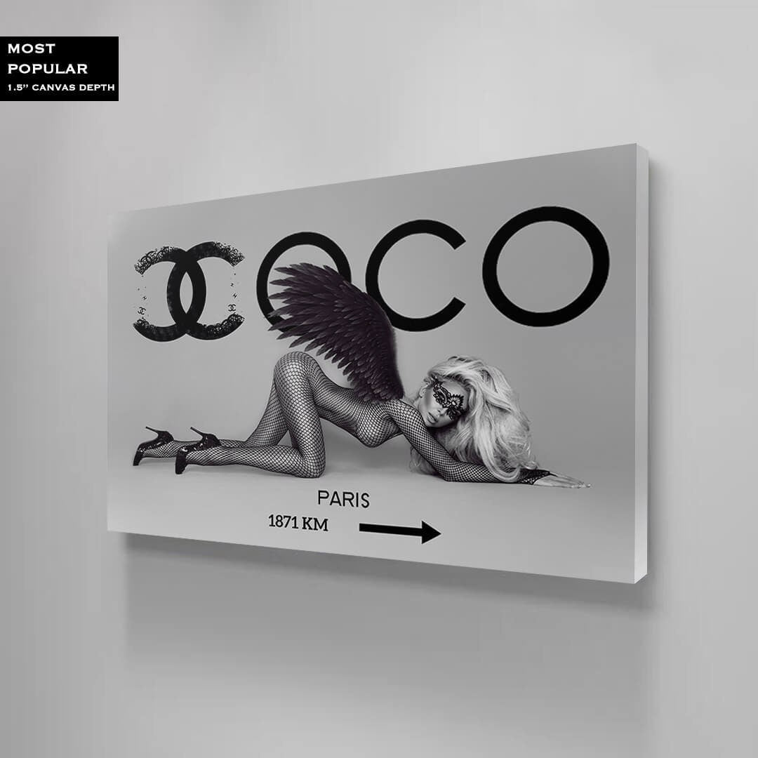 Coco Fashion fantasy girl art famous Brand for her wall art