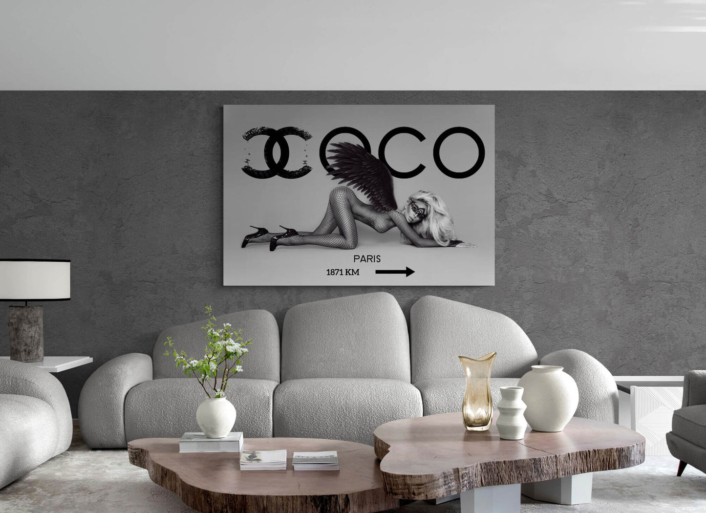 Coco Fashion fantasy girl art famous Brand for her wall art