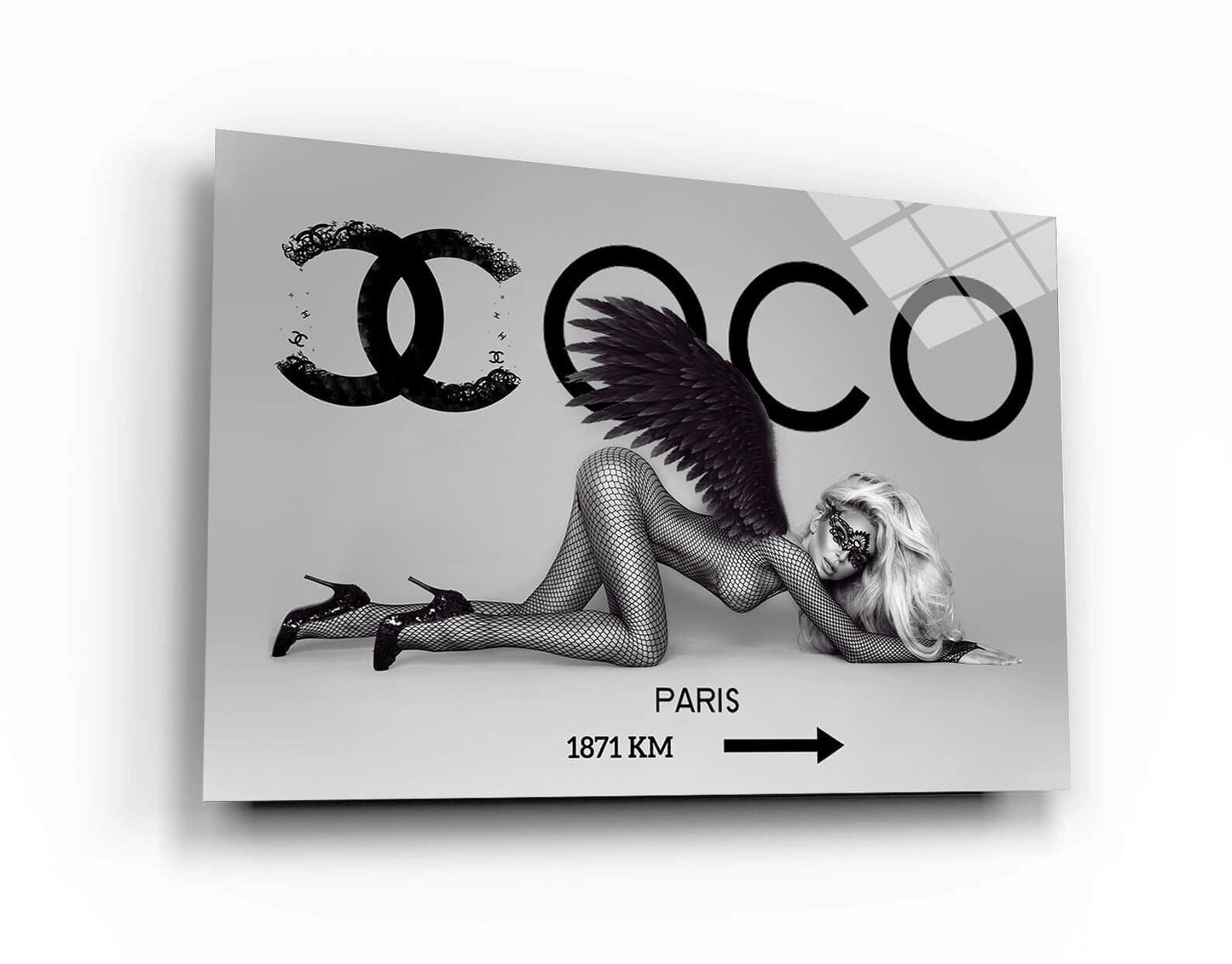 Coco Fashion fantasy girl art famous Brand for her wall art