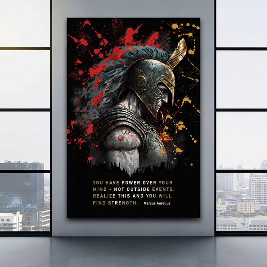 Motivational Wall Art Inspirational Poster Print Entrepreneur Quotes Office Canvas Sparta Strength Wall Art Motivate Quotes Print